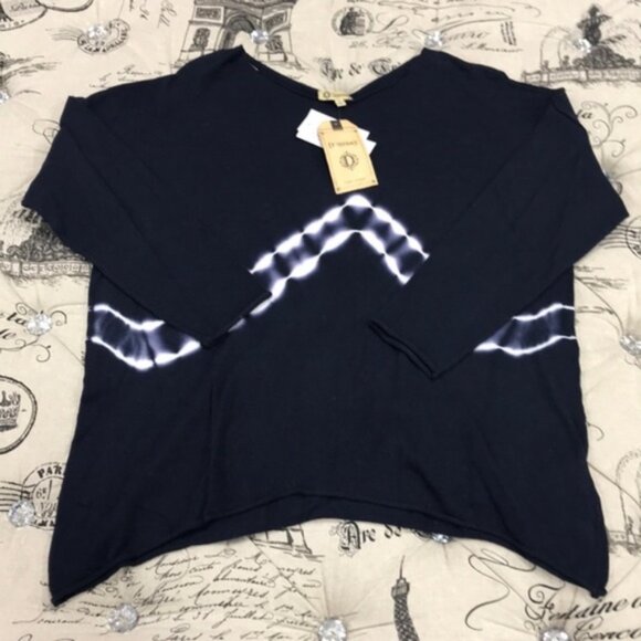 Democracy Tie Dye Long Sleeve Sweater - Picture 3 of 6